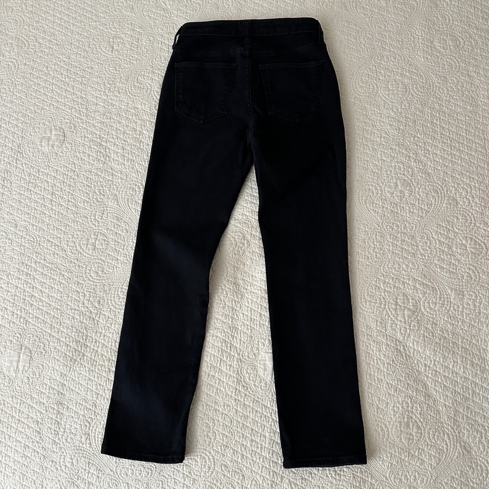 Universal Thread High Rise Slim Straight Black Denim Jeans Size 00 - Picture 4 of 9